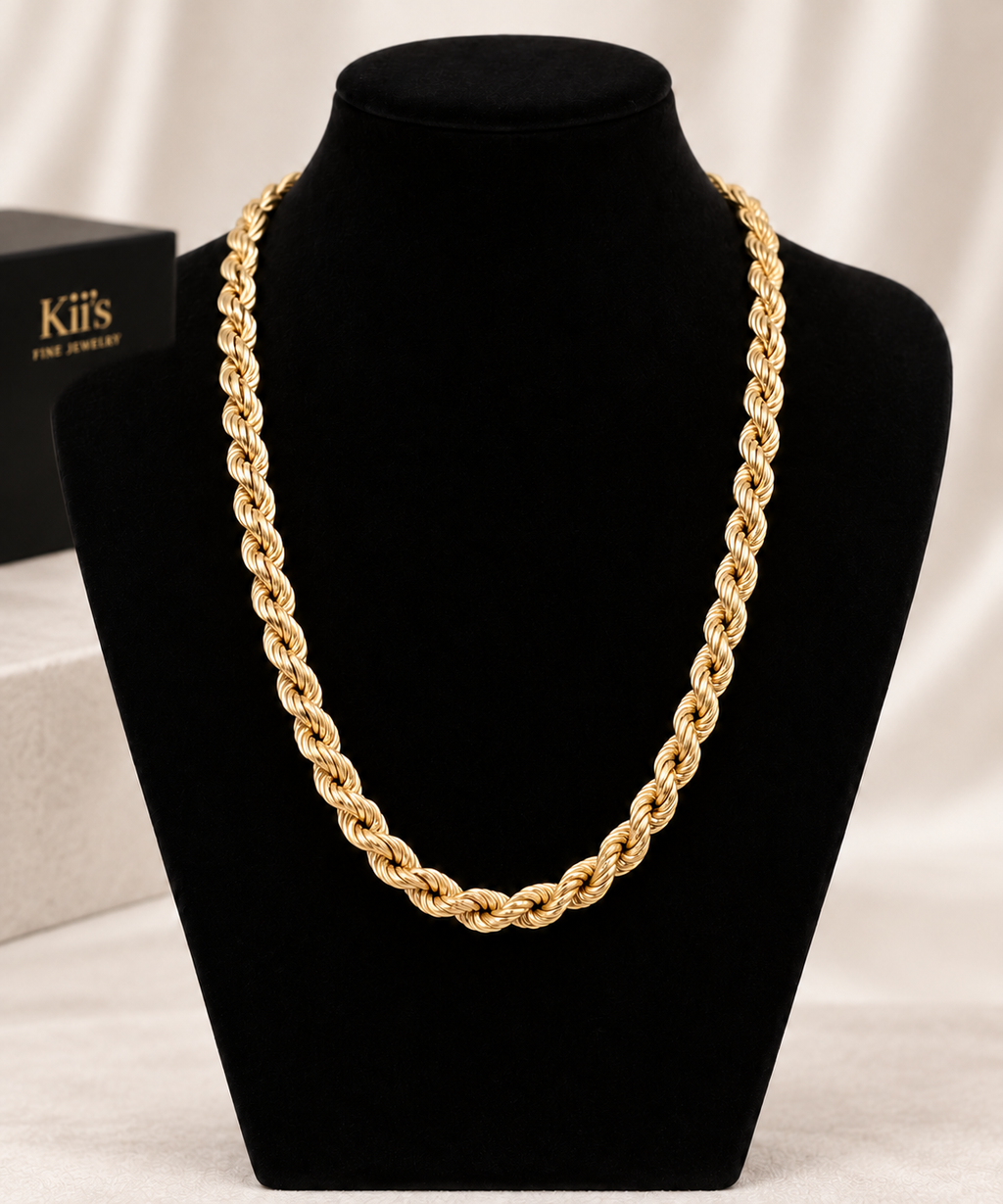 6 mm Rope Chain Necklace