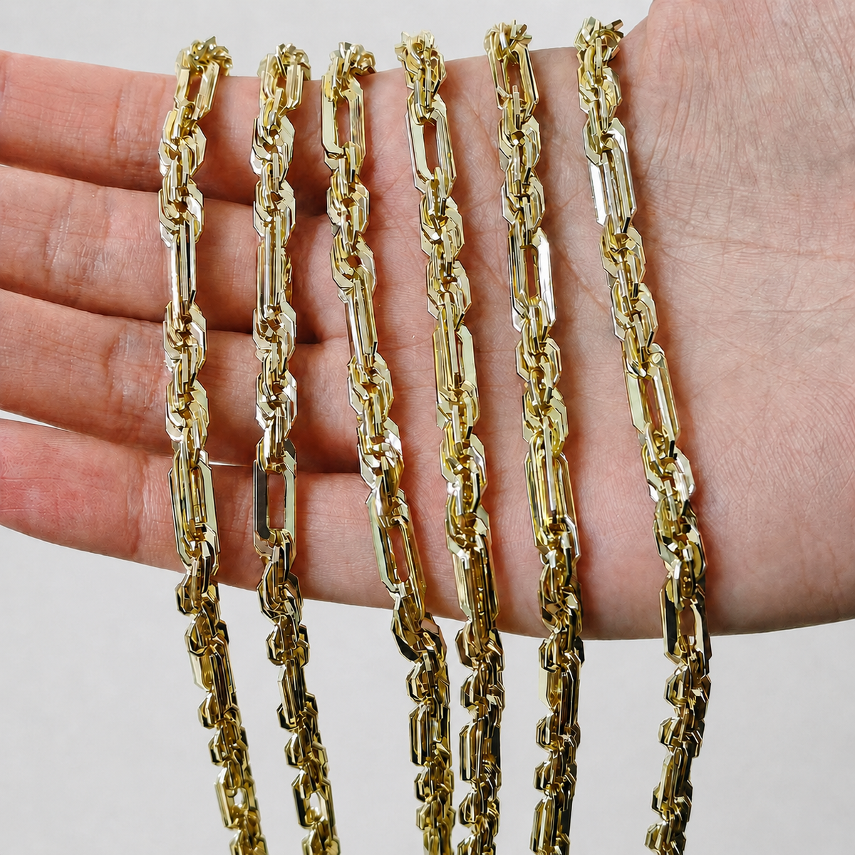 Geometric Bar Link Necklace - Kii's Fine Jewelry