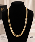 Iced-Clasp Cuban Link Necklace - Kii's Fine Jewelry