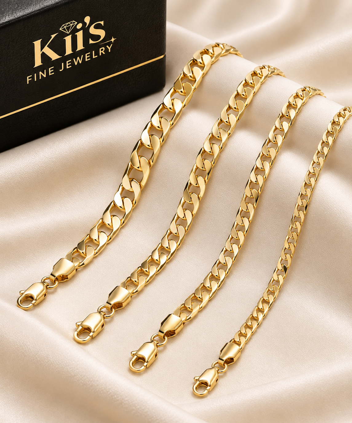 Flat Curb Link Bracelet