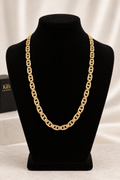 Diamond-Cut Figaro Link Necklace
